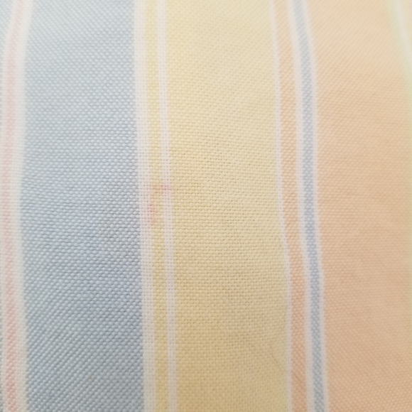 L.L. Bean Plus Size Pastel Stripe Oxford Buttondown Shirt 2X - Picture 14 of 16